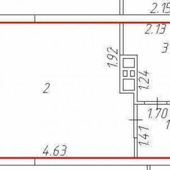 Продается 1-комнатная квартира, 26,5 м²