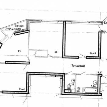 Продается Многокомнатная квартира, 104 м²