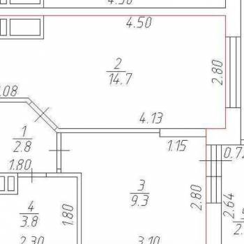Продается 1-комнатная квартира, 32 м²