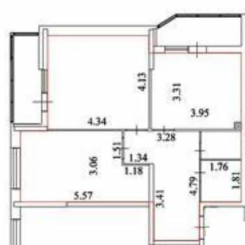 Продается 2-х комнатная квартира, 67 м²