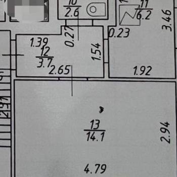 Продается 1-комнатная квартира, 27 м²