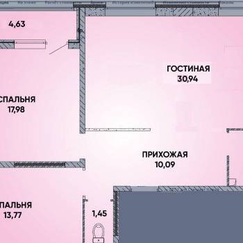 Сдается Многокомнатная квартира, 85 м²