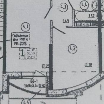 Продается 1-комнатная квартира, 36,2 м²