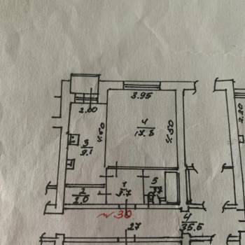 Продается 1-комнатная квартира, 35 м²