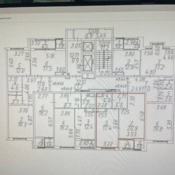 Продается 1-комнатная квартира, 49,4 м²
