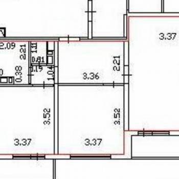 Продается 2-х комнатная квартира, 57 м²