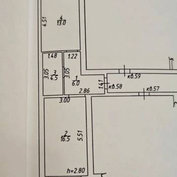 Продается 1-комнатная квартира, 40 м²