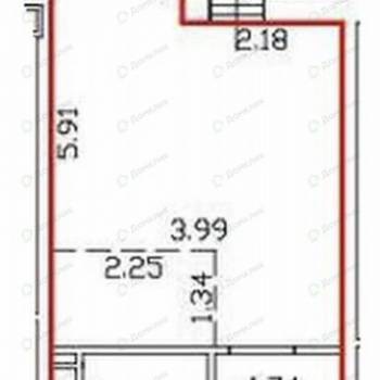 Продается 1-комнатная квартира, 27,8 м²