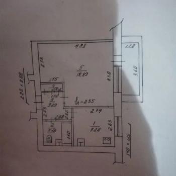 Продается 1-комнатная квартира, 33,6 м²