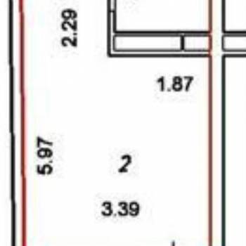 Продается 1-комнатная квартира, 19,4 м²