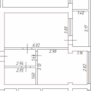 Продается 1-комнатная квартира, 44 м²