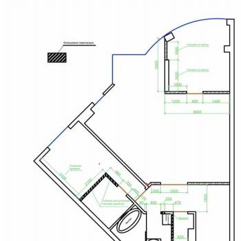 Сдается 2-х комнатная квартира, 86 м²