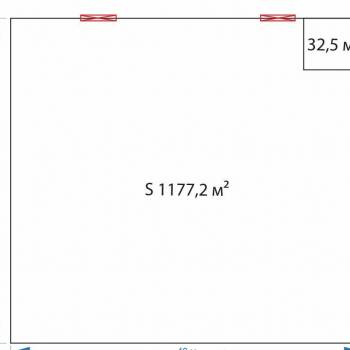 Сдается Нежилое помещение, 1209,7 м²
