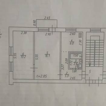 Продается 2-х комнатная квартира, 42,8 м²