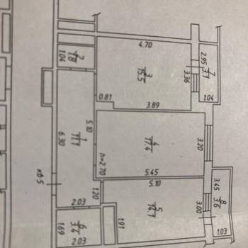 Продается 2-х комнатная квартира, 63,5 м²