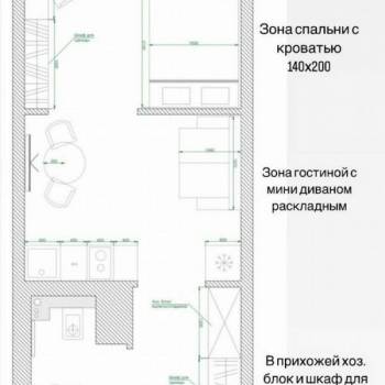 Продается 1-комнатная квартира, 30,7 м²