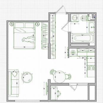 Продается 1-комнатная квартира, 35 м²
