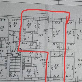 Продается 3-х комнатная квартира, 56 м²