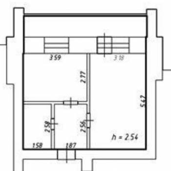 Продается 1-комнатная квартира, 35,5 м²