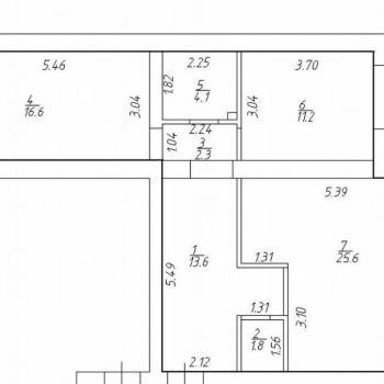 Продается 3-х комнатная квартира, 75,2 м²