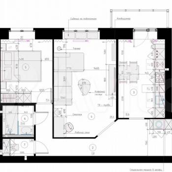 Сдается 2-х комнатная квартира, 66,5 м²