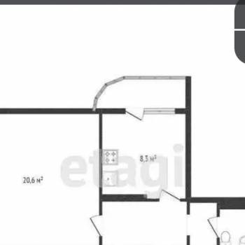 Сдается 1-комнатная квартира, 41 м²