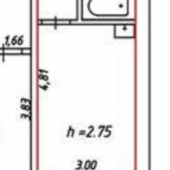 Продается 1-комнатная квартира, 21 м²