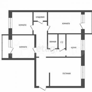 Продается Многокомнатная квартира, 77,8 м²