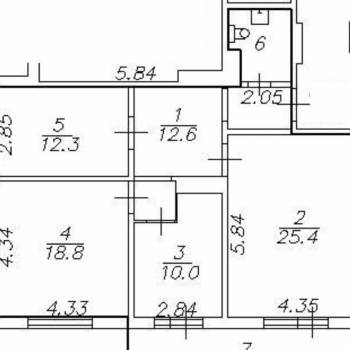 Продается 3-х комнатная квартира, 85,1 м²