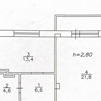 Сдается 1-комнатная квартира, 46,4 м²