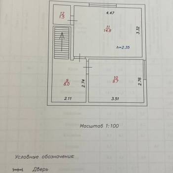 Продается Многокомнатная квартира, 88,9 м²