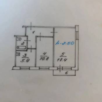 Продается 2-х комнатная квартира, 43,2 м²