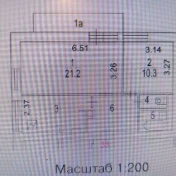 Продается 2-х комнатная квартира, 54 м²