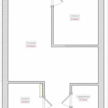 Продается 1-комнатная квартира, 31,5 м²