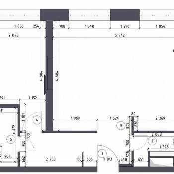 Сдается 2-х комнатная квартира, 56 м²