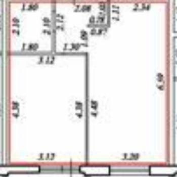 Продается 1-комнатная квартира, 44 м²