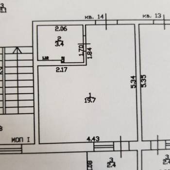 Продается 1-комнатная квартира, 23,1 м²