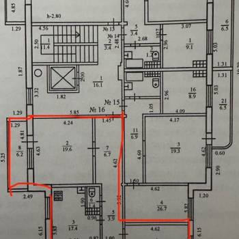 Продается 3-х комнатная квартира, 65,7 м²