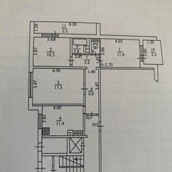 Продается 3-х комнатная квартира, 62,9 м²