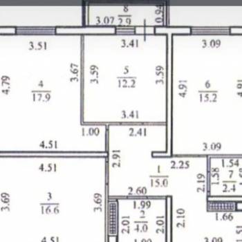 Продается 3-х комнатная квартира, 84,9 м²