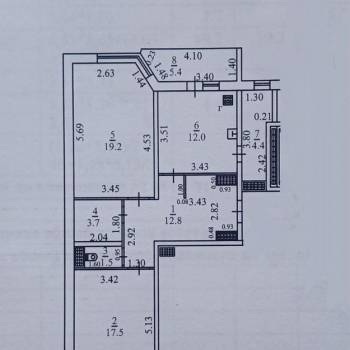Продается 2-х комнатная квартира, 71,1 м²