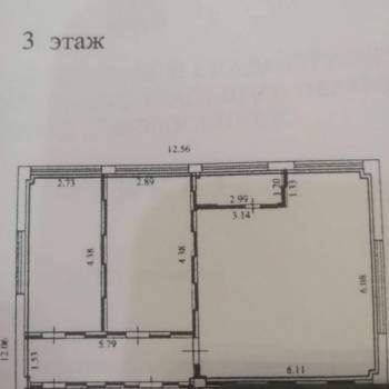 Продается 2-х комнатная квартира, 76,9 м²
