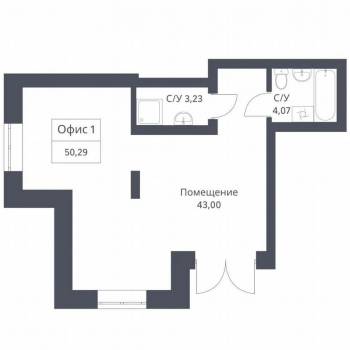 Сдается Нежилое помещение, 51 м²