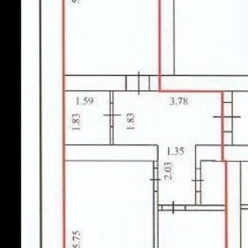 Продается 2-х комнатная квартира, 60 м²