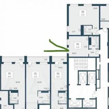 Продается 1-комнатная квартира, 30 м²