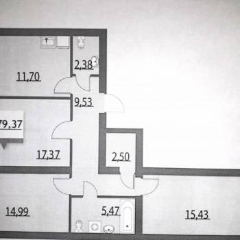 Продается 3-х комнатная квартира, 79,4 м²