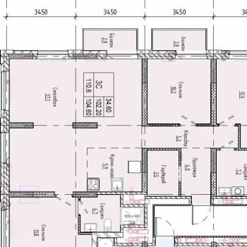 Продается Многокомнатная квартира, 110 м²