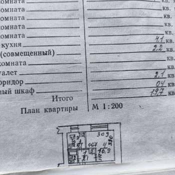 Продается 1-комнатная квартира, 19,7 м²