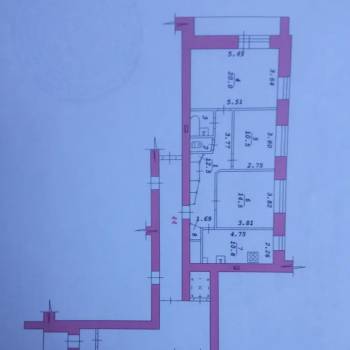 Продается 3-х комнатная квартира, 72,5 м²