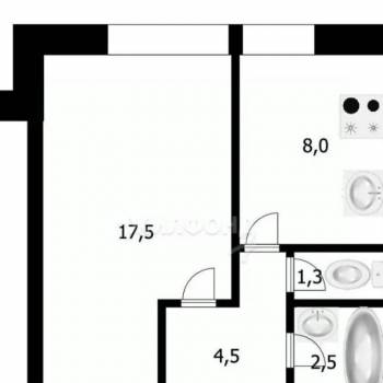 Продается 1-комнатная квартира, 33 м²